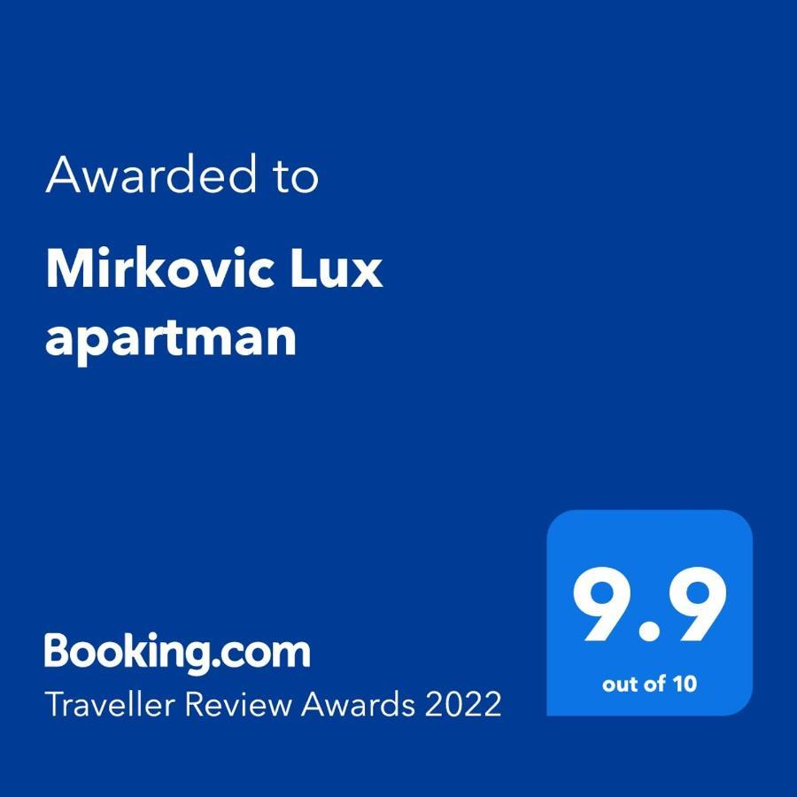 Mirkovic Lux Apartman Nis Exterior photo